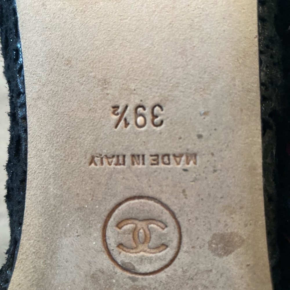 Chanel ballet flats pearl 39 1/2 - Picture 4 of 5